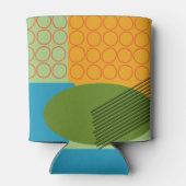 抽象芸術図形 缶クーラー (裏面)