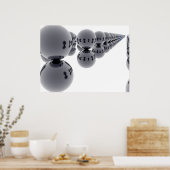 抽象芸術図形A ポスター (キッチン)