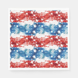 抽象芸術国旗4日7月ナプキン スタンダードランチョンナプキン