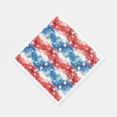 抽象芸術国旗4日7月ナプキン スタンダードランチョンナプキン (角)