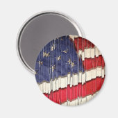 抽象芸術国旗 マグネット (正面/裏面)