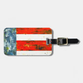 抽象芸術国旗 ラゲッジタグ (正面横)