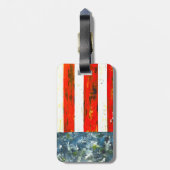 抽象芸術国旗 ラゲッジタグ (裏面縦)