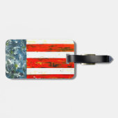 抽象芸術国旗 ラゲッジタグ (裏面横)