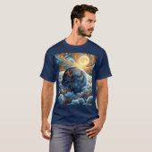 抽象芸術土 Tシャツ (正面フル)