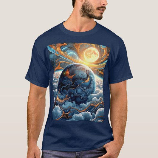 抽象芸術土 Tシャツ (正面)