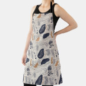 抽象芸術地中海の自然オールオーバープリントエプロン エプロン (インサイチュ)