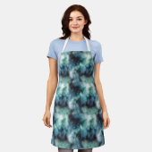 抽象芸術地形 エプロン (着用した状態)