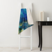 抽象芸術地形 – 青 シェルパブランケット (インサイチュ)