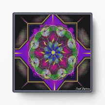 抽象芸術地磁気デザイン卓上プラーク