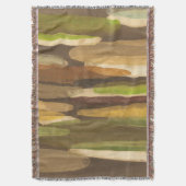 抽象芸術地音(横) スローブランケット (正面縦)