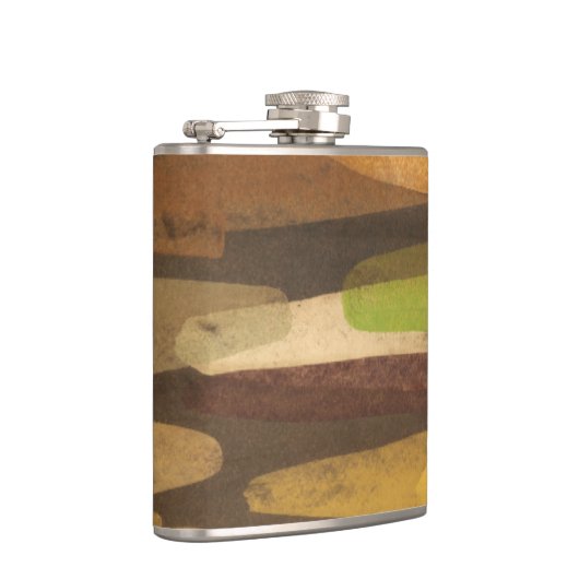 抽象芸術地音（横） フラスク (右)