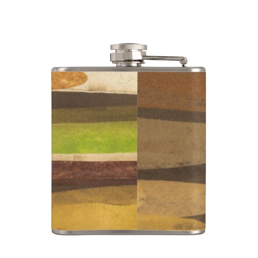 抽象芸術地音（横） フラスク (裏面)