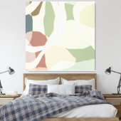 抽象芸術地 キャンバスプリント (インサイチュ (寝室))