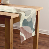 抽象芸術地 ショートテーブルランナー (インサイチュ)