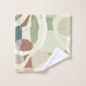 抽象芸術地 バスタオルセット (ウォッシュタオル)