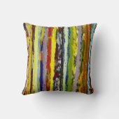 抽象芸術垂直絵を描筋線 クッション (裏面)