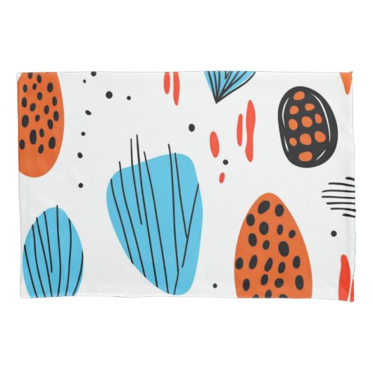 抽象芸術型枕ケース 枕カバー (正面)