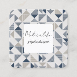 抽象芸術型枠、ソーシャルメディアの名刺 スクエア名刺