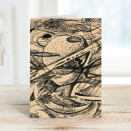 抽象芸術型枠 |ルドルフ・バウアー カード