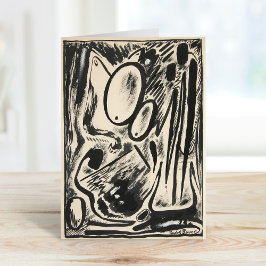 抽象芸術型枠 |ルドルフ・バウアー カード