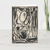 抽象芸術型枠 |ルドルフ・バウアー カード (正面)