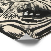 抽象芸術型枠 |ルドルフ・バウアー ポスター (角)