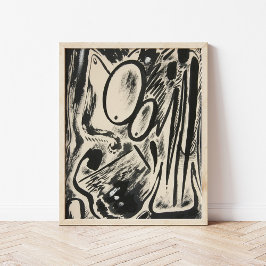 抽象芸術型枠 |ルドルフ・バウアー ポスター