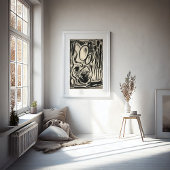 抽象芸術型枠 |ルドルフ・バウアー ポスター