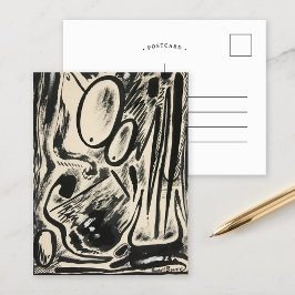 抽象芸術型枠 |ルドルフ・バウアー ポストカード