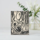 抽象芸術型枠 |ルドルフ・バウアー ポストカード (スタンド正面)