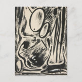 抽象芸術型枠 |ルドルフ・バウアー ポストカード (正面)