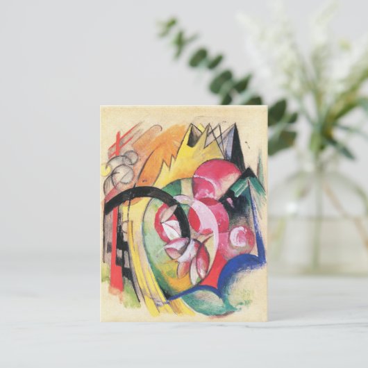 抽象芸術型枠（別名カラーフラワーズ）by Franz Marc (スタンド正面)