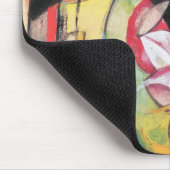 抽象芸術型枠（別名カラーフラワーズ）by Franz Marc マウスパッド (コーナー)