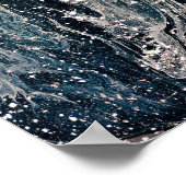 抽象芸術壁紙デスクトップ、美しい流体アート ポスター (角)