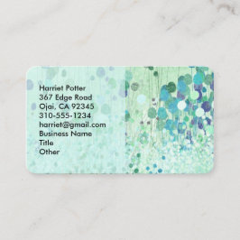 抽象芸術壁素晴らしヴィンテージフローラ 名刺