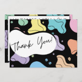 抽象芸術壮麗 サンキューカード (正面/裏面)