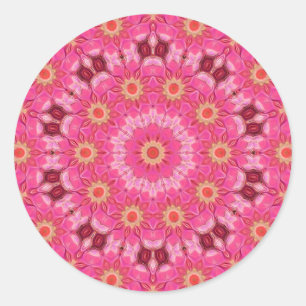 抽象芸術夏のシール ラウンドシール