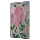 抽象芸術夏バラ クリップボード (左)