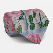 抽象芸術夏バラ ネクタイ (ロール)