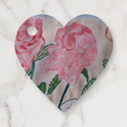 抽象芸術夏バラ フェイバータグ (正面)