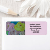 抽象芸術夏フローラ住所 シール (インサイチュ)