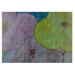 抽象芸術夏フローラ板 カッティングボード