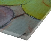 抽象芸術夏フローラ板 カッティングボード (角)