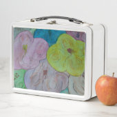 抽象芸術夏フローラ メタルランチボックス (インサイチュ)