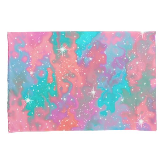 抽象芸術外部空間アートワーク|ピローケース 枕カバー (正面右)