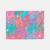 抽象芸術外部空間アートワーク|フリースブランケット フリースブランケット (正面(横))