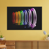 抽象芸術多次元芸術 キャンバスプリント (インサイチュ (リビング))