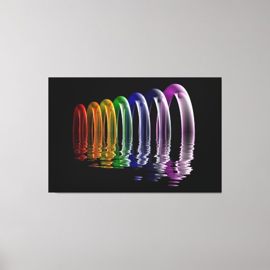 抽象芸術多次元芸術 キャンバスプリント (正面)