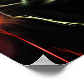 抽象芸術多肉植物 ポスター (角)